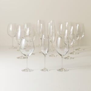 Mixed Wine Glass Collection - 18 Piece Set
