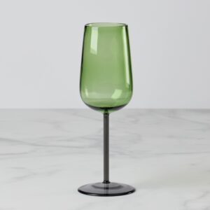 Artisan-Crafted Two-Tone Wine Glass