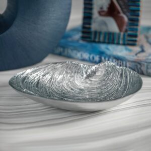 Silver Specchio Shell Bowl